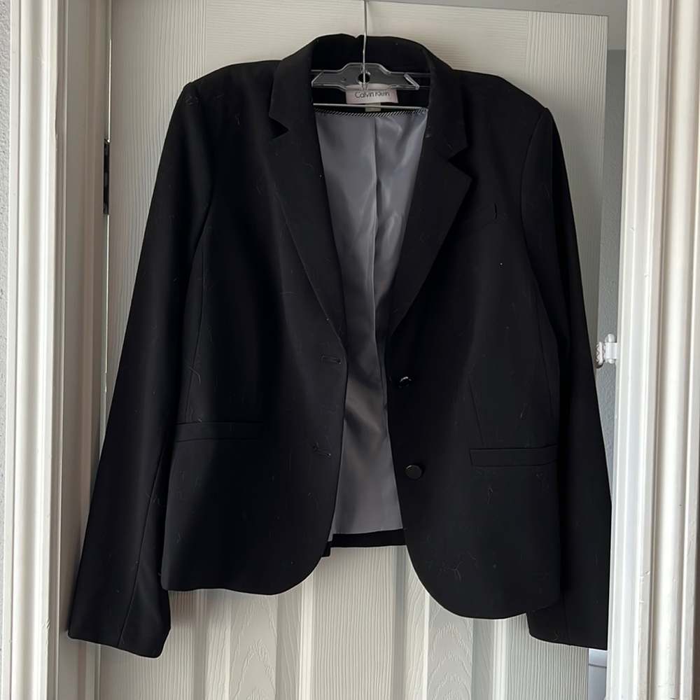 Calvin Klein Women’s Suit Jacket Size 16 Black